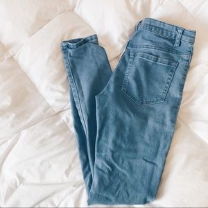 High Waisted Forever 21 Med. Wash Jeans